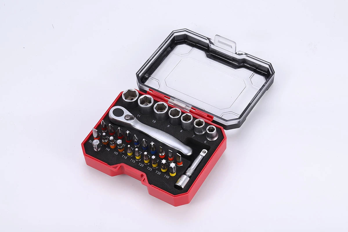 30pc  Ratchet&Screwdriver bits set 