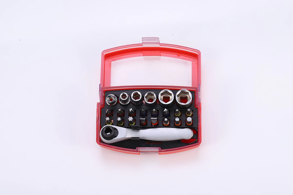 24pc  socket& Ratchet  Bit Set