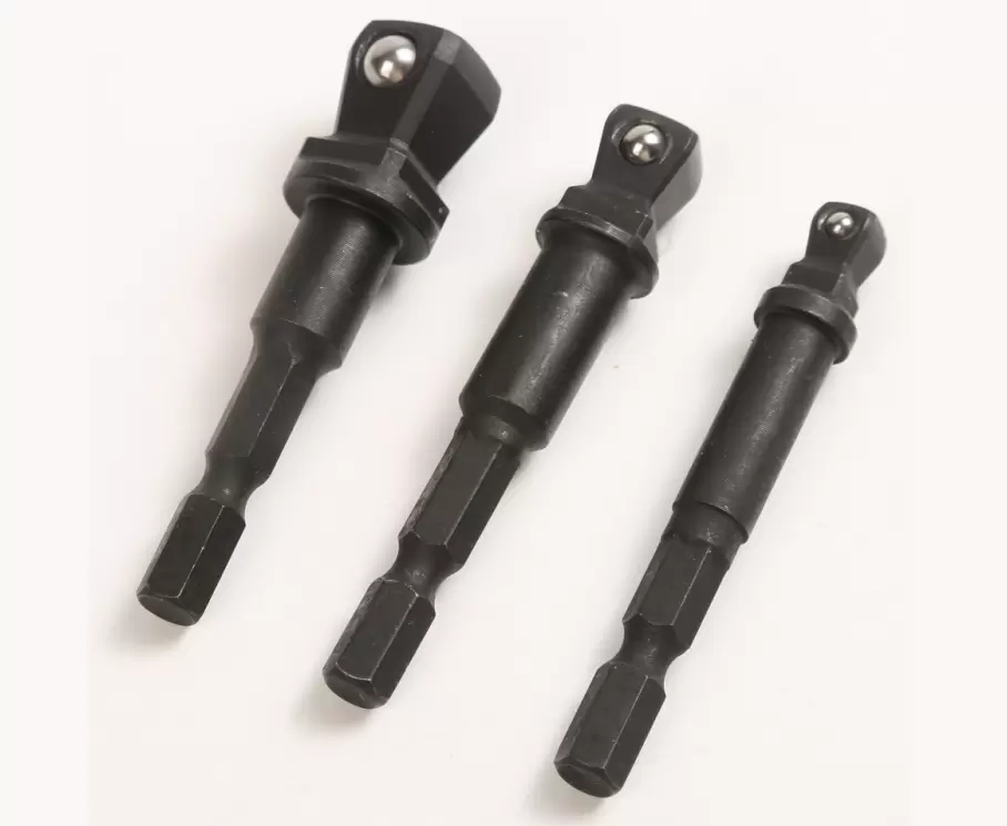 3pcs Socket Adapter Nut Driver Set ,Ball head Drill Socket