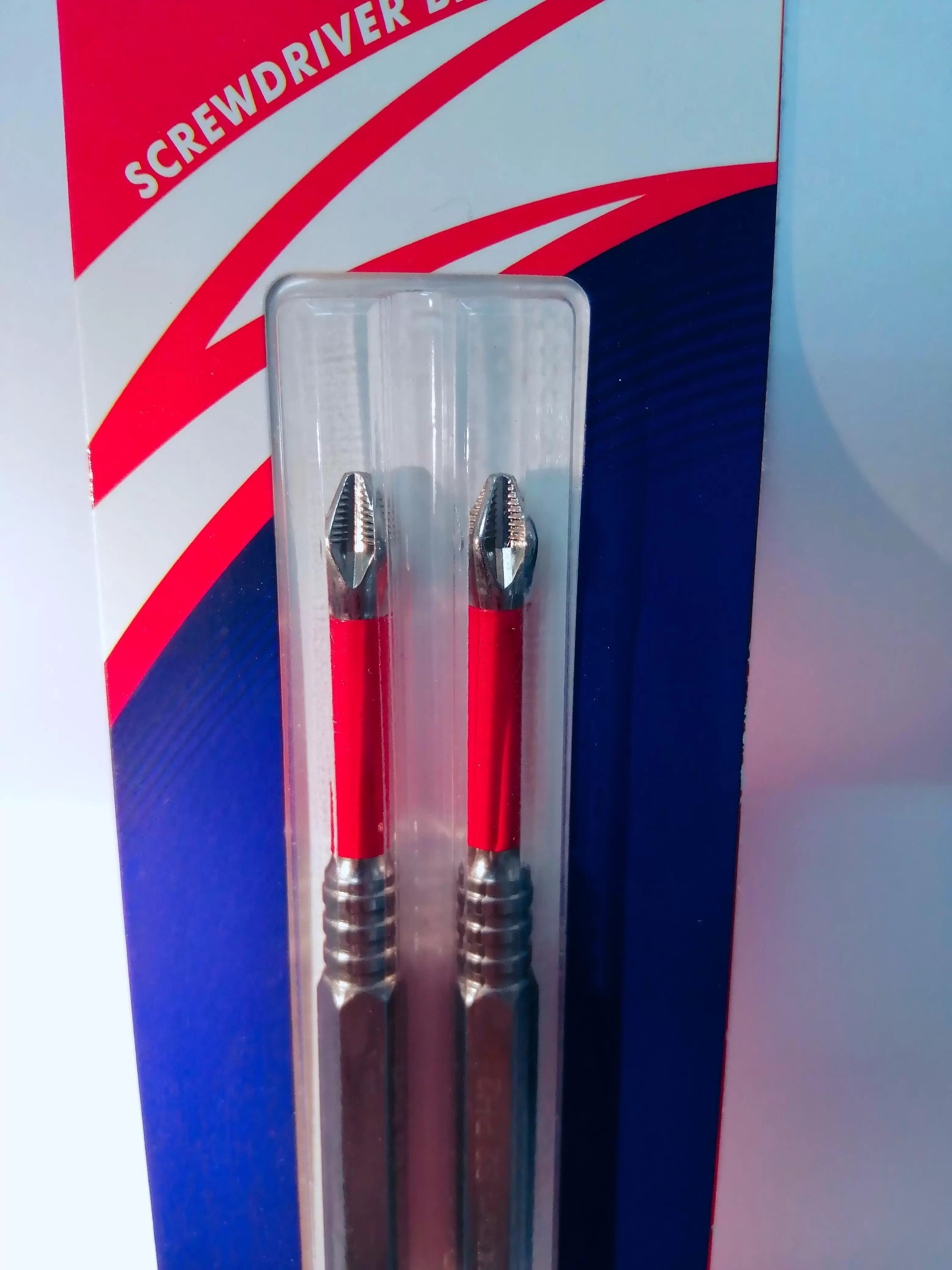 SFTOOLS 2PC  Double groove stripping slot with spiral pattern bright nickel screwdriver