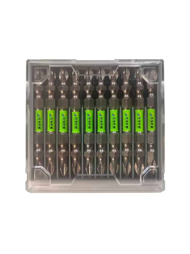 10pc Double-Ended Phillips Impact Anti-Slip Screwdriver Bits oem factory china