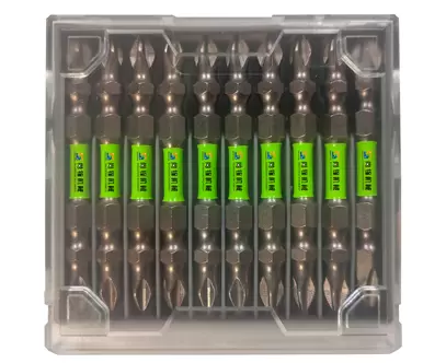 10pc Double-Ended Phillips Impact Anti-Slip Screwdriver Bits oem factory china