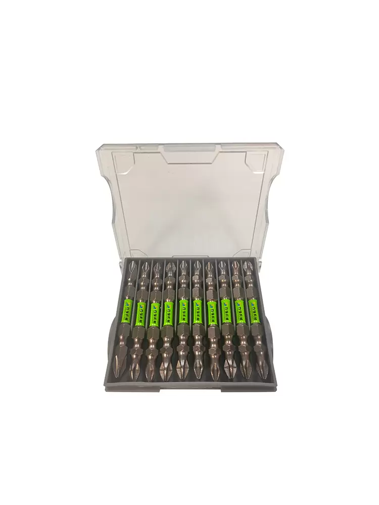 10pc Double-Ended Phillips Impact Anti-Slip Screwdriver Bits oem factory china