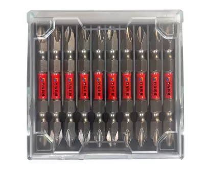 10pc Double-Ended Phillips Impact Anti-Slip Screwdriver Bits factory china