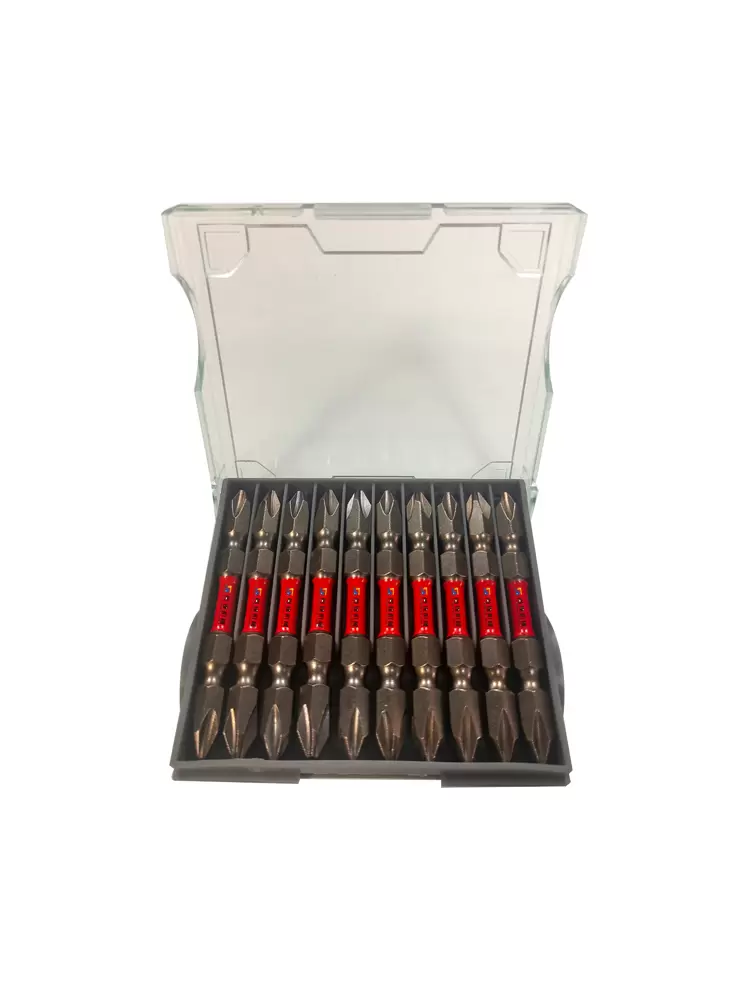 10pc Double-Ended Phillips Impact Anti-Slip Screwdriver Bits factory china