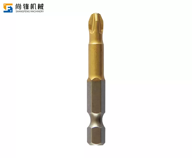 TiN - (Titanium Nitride) Coating Power  Screwdriver Bit  pz screwdriver bit manufacturer oem factory china