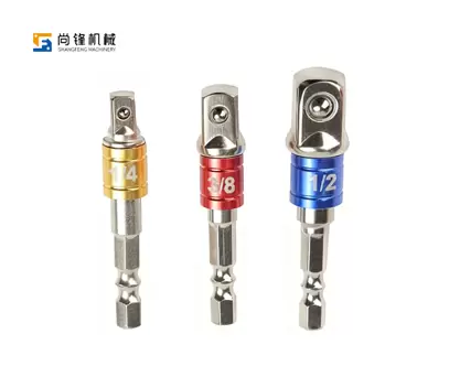 Multi Color Impact Socket Adapter Set Hex Shank screwdriver bit manufacturer oem factory china