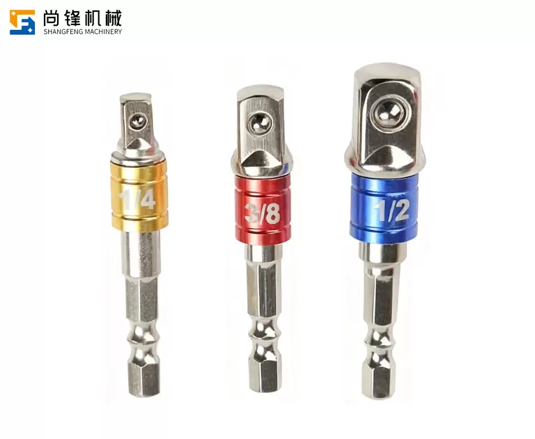 Multi Color Impact Socket Adapter Set Hex Shank screwdriver bit manufacturer oem factory china