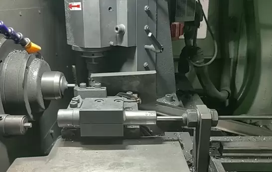Special‑purpose CNC lathe for screwdriver bit blank processing
